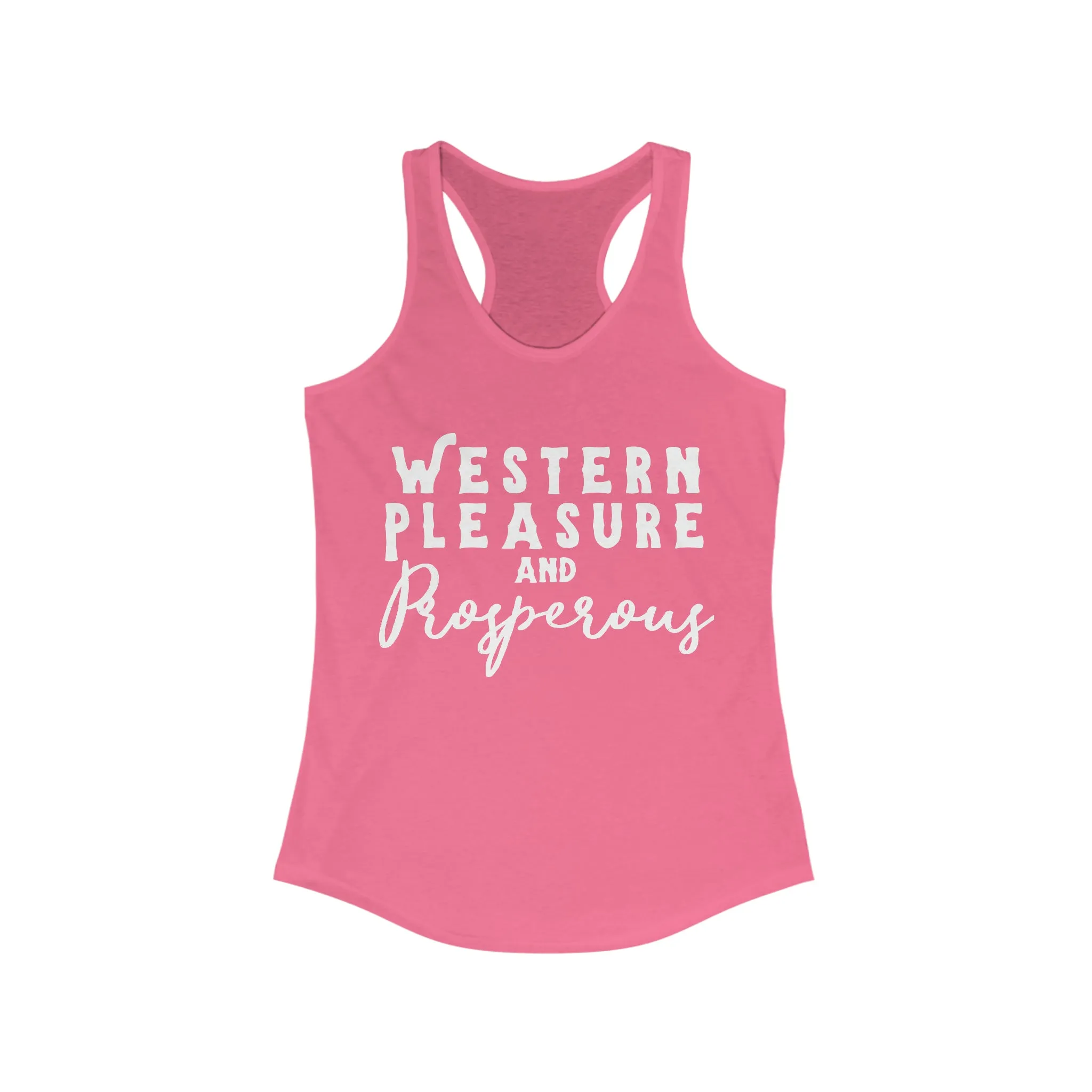 Western Pleasure & Prosperous Racerback Tank