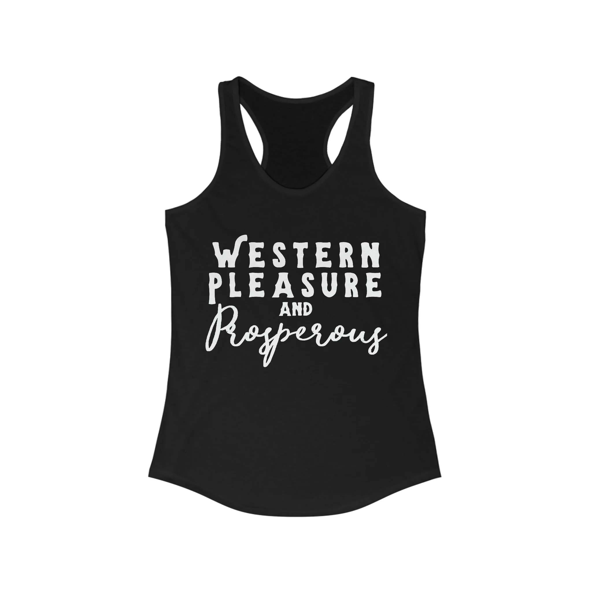Western Pleasure & Prosperous Racerback Tank