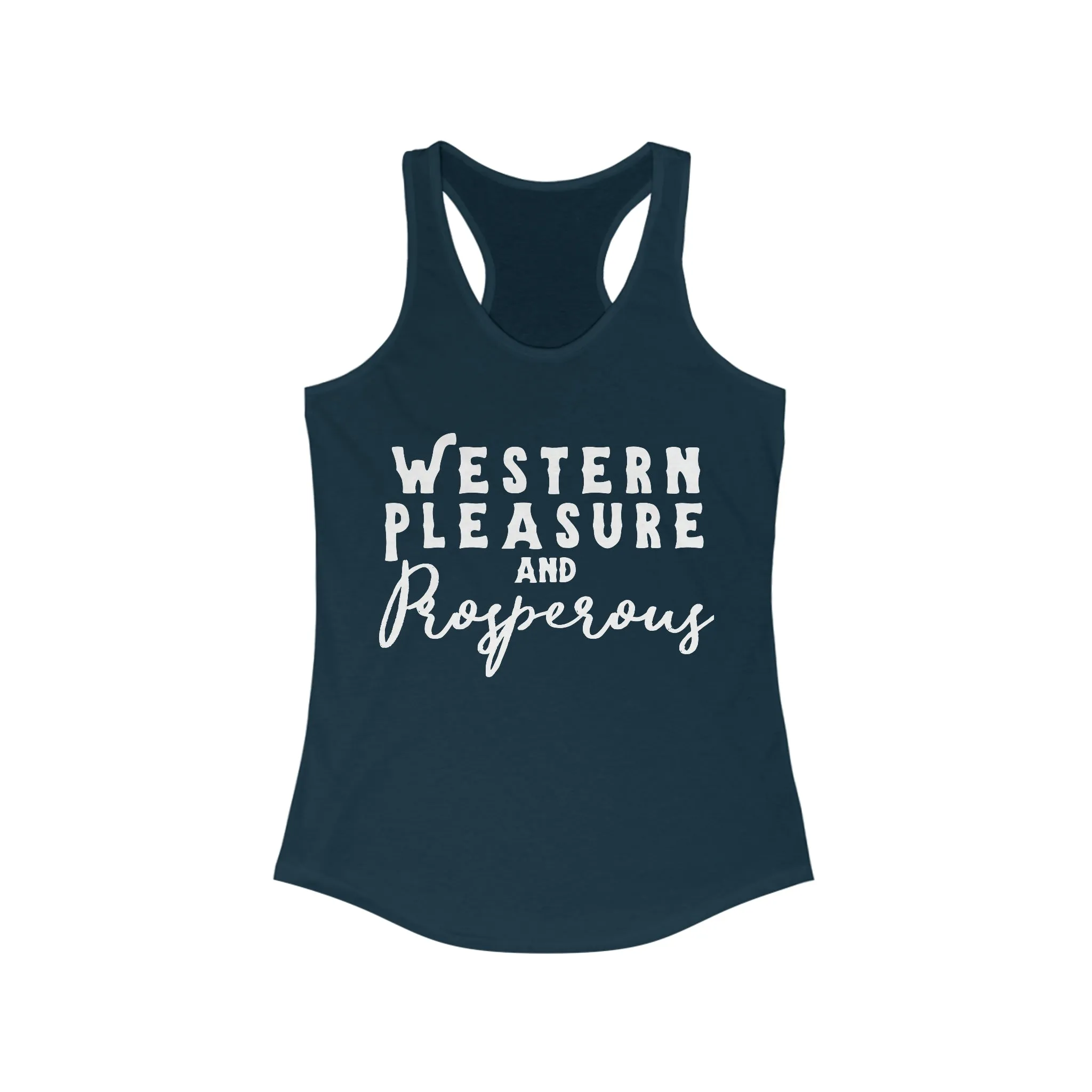 Western Pleasure & Prosperous Racerback Tank