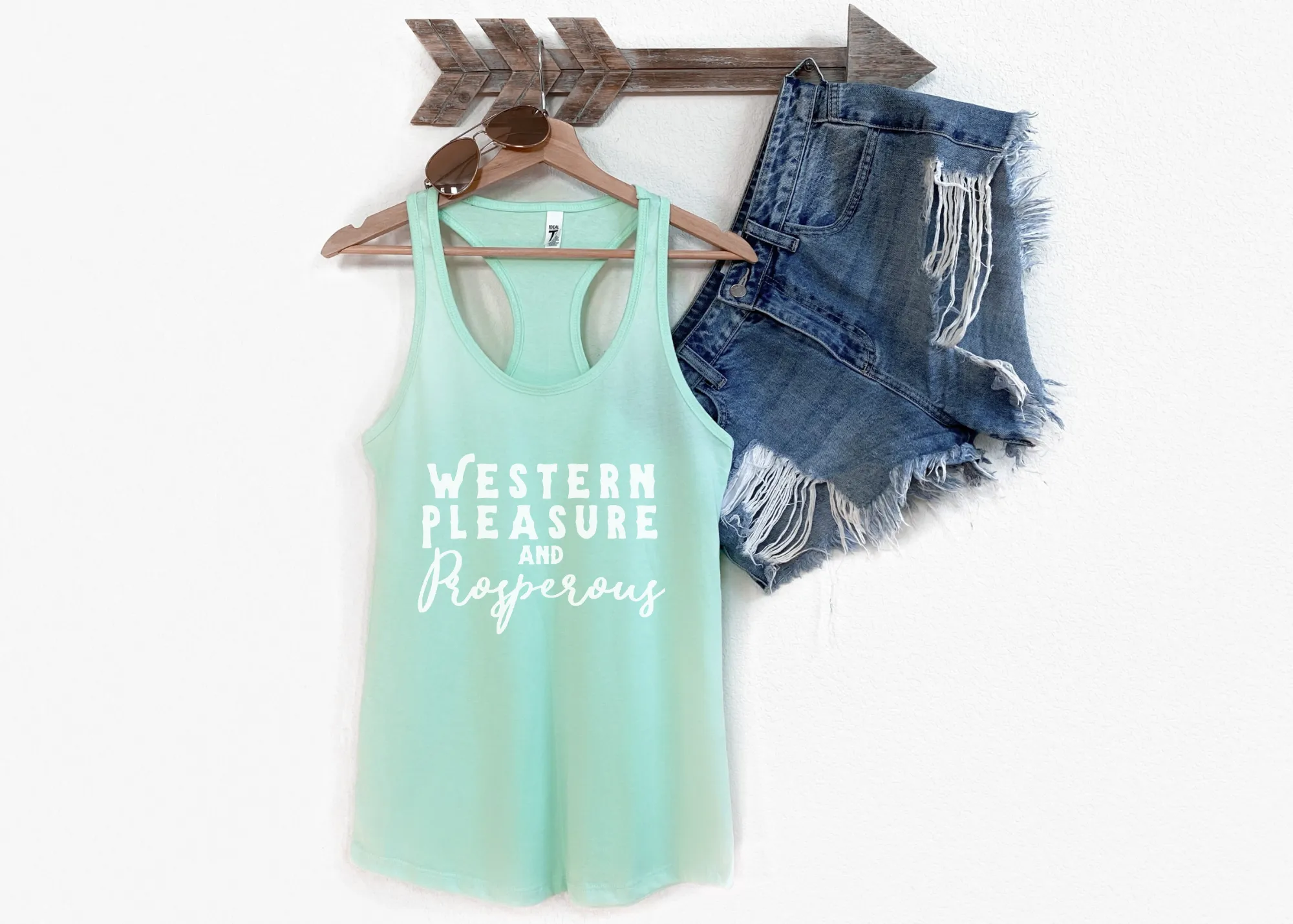 Western Pleasure & Prosperous Racerback Tank